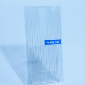Tấm nhựa Polycarbonate Kiên An rỗng 5mm - màu trắng trong