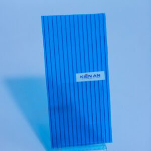 Tấm nhựa Polycarbonate Kiên An rỗng 5mm - màu xanh hồ