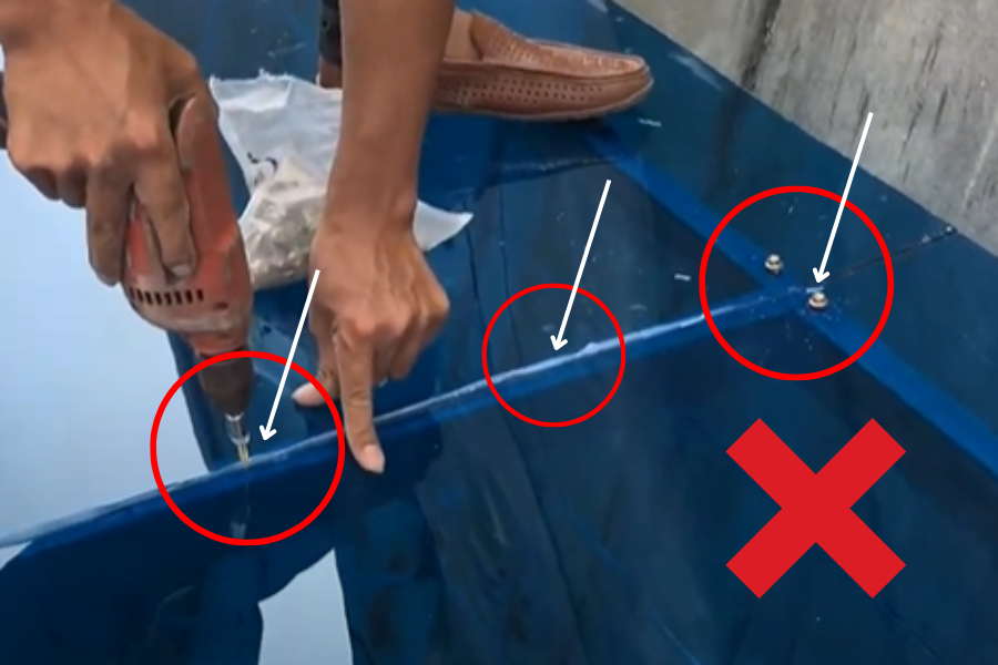 Lỗi sai khi thi công tấm nhựa polycarbonate
