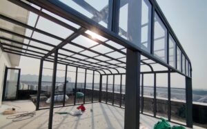 Mái nhựa trong suốt polycarbonate Kiên An