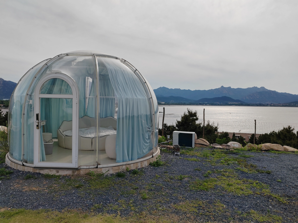 Nhà Bong Bóng Tại Quán Coffee Ngoài Trời